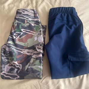 Under Armour Kids Camo and Blue Shorts